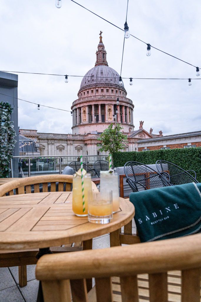 Cocktail Styling at Sabine Rooftop Bar