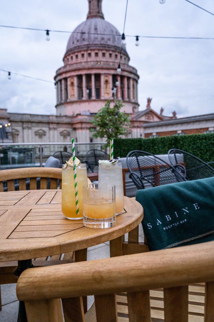 Cocktail Styling at Sabine Rooftop Bar