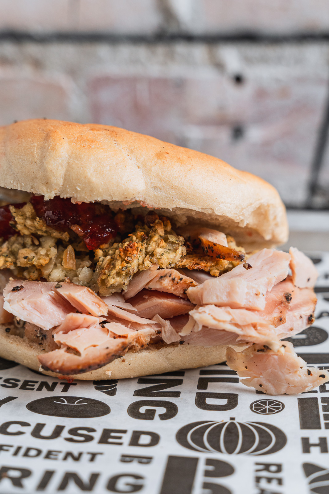 Christmas Menu at B Bagel: The Christmas Turkey Bagel