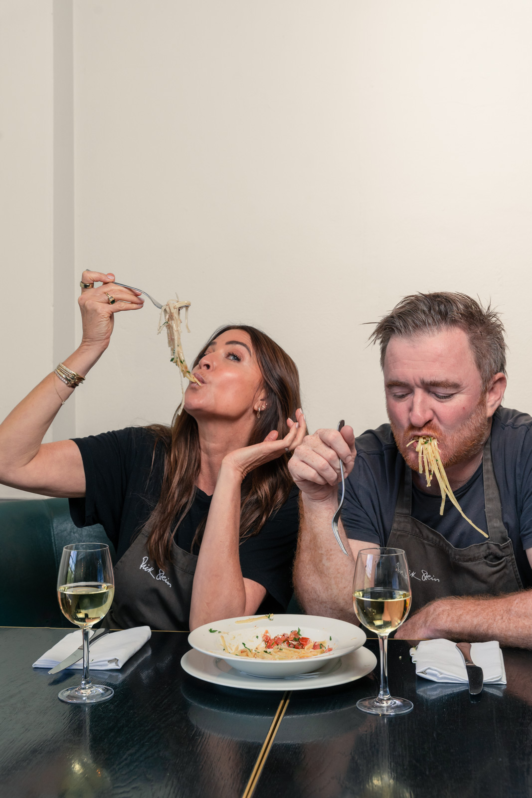 Jack Stein and Lisa Snowdon